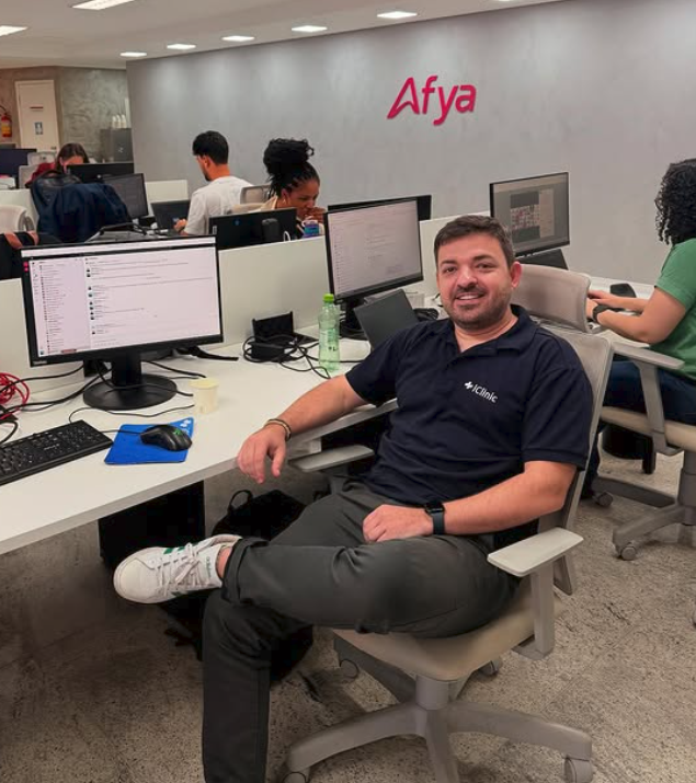 Rafael Dias — ambiente de trabalho na Afya